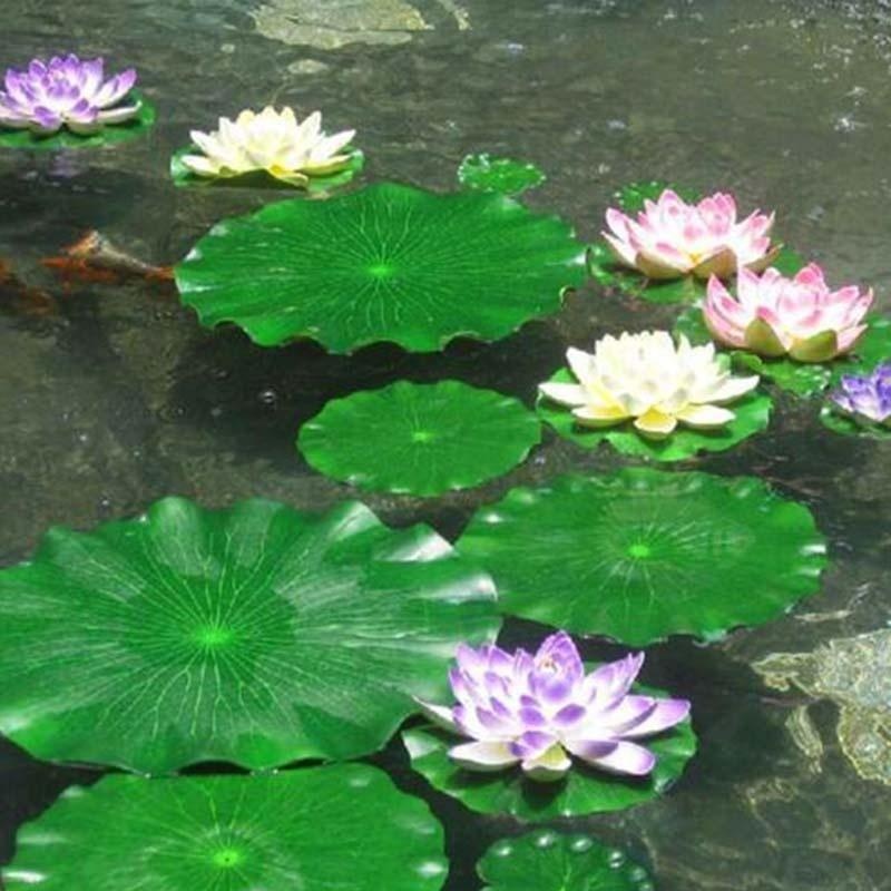 Marine Fish Tank - Hojas de Loto Artificiales 2026 sin
