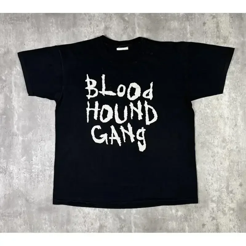 Live Rock - Camiseta Vintage Bloodhound Gang Band Rap