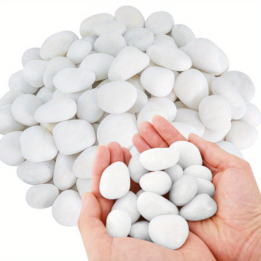 Marine Fish Tank - 200/400g guijarros naturales blancos de alto