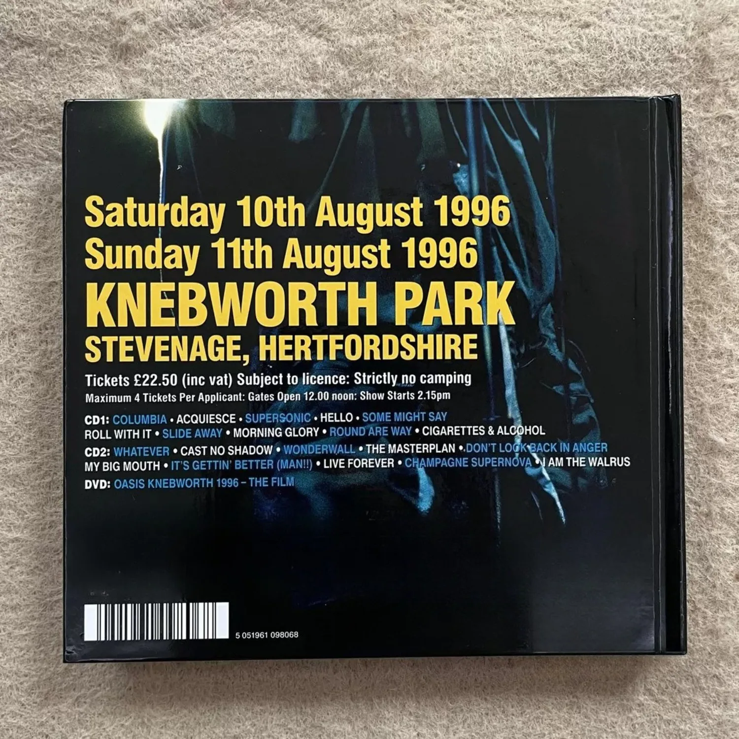 CD de conciertos de rock britá - Live Rock reseña y precio