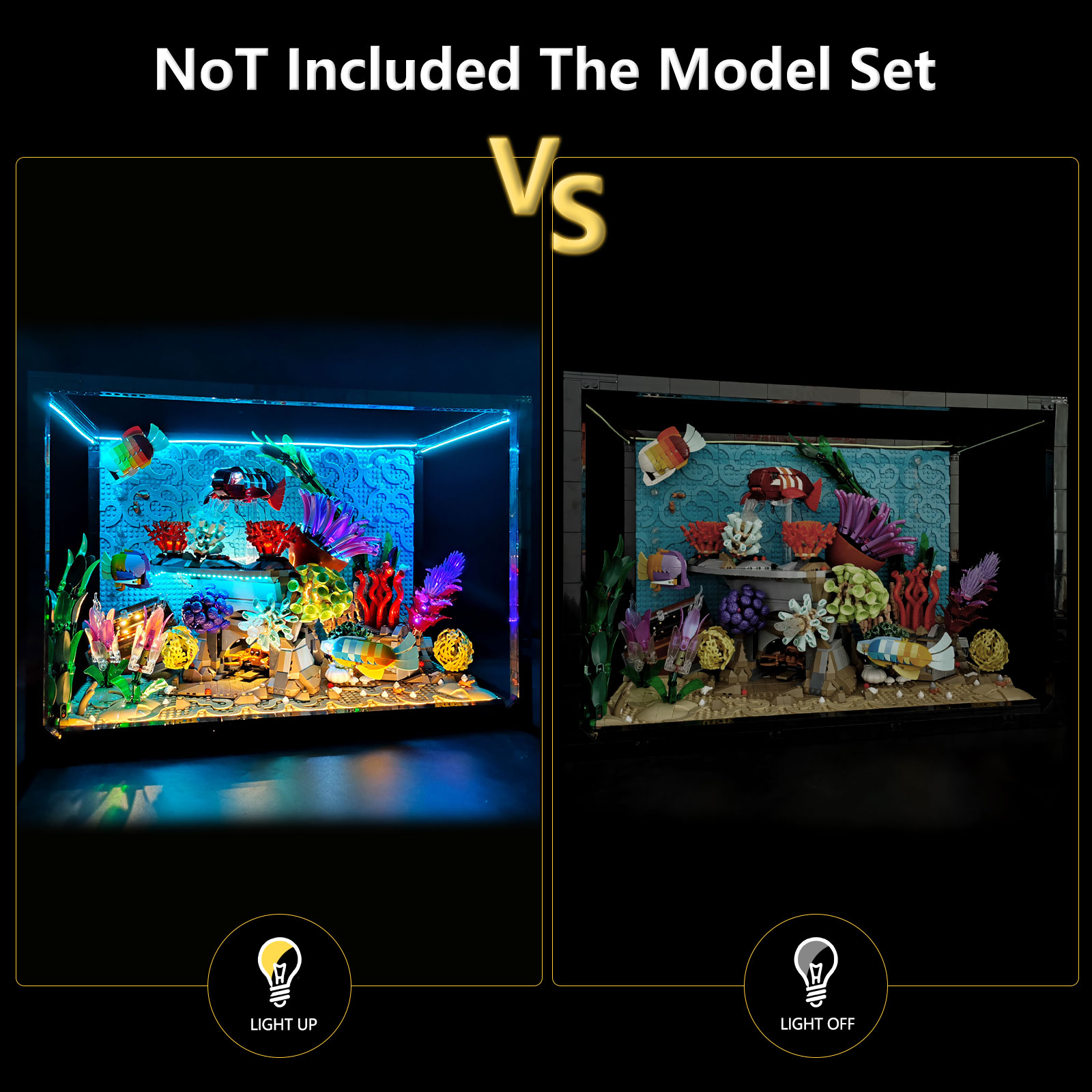 Kit de iluminación LED LYBMTWF - Aquarium Marine Lights reseña y precio