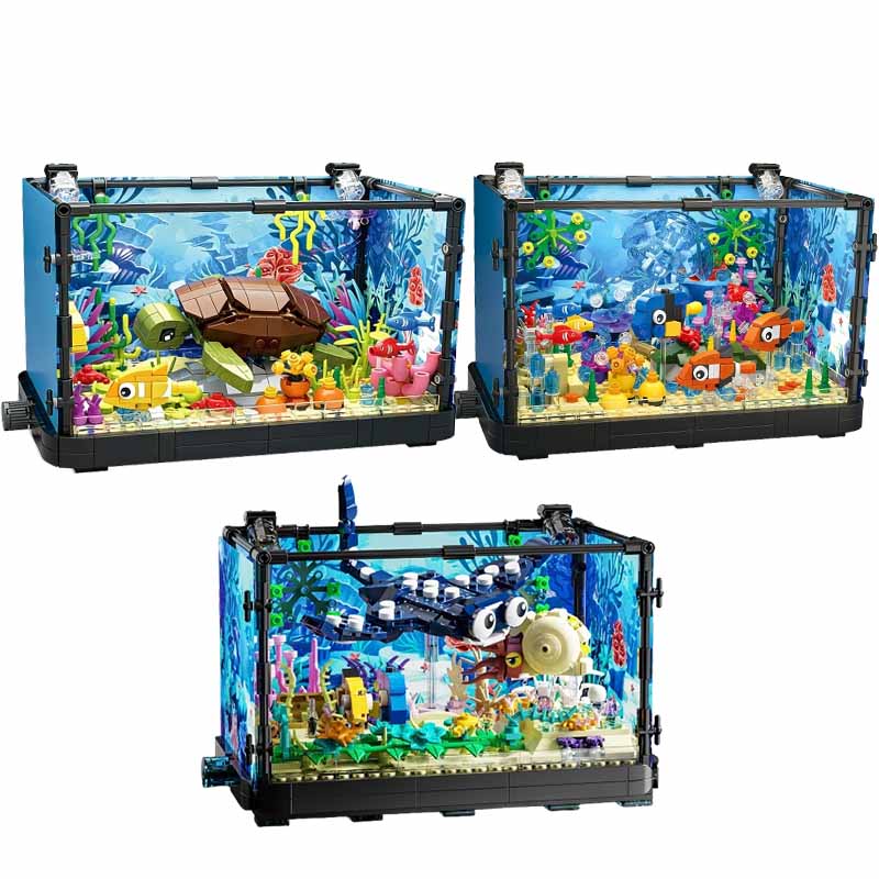 Juego de bloques de construcci - Marine Aquarium reseña y precio